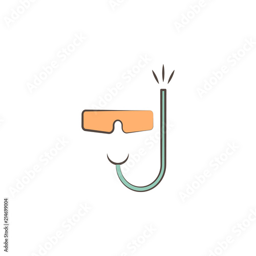 diver tools icon. Element of professions tools icon for mobile concept and web apps. Sketch diver tools icon can be used for web and mobile