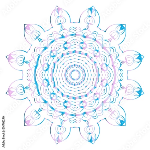 Gold Mandala. Vintage decorative elements. Hand drawn background. vector illustration.