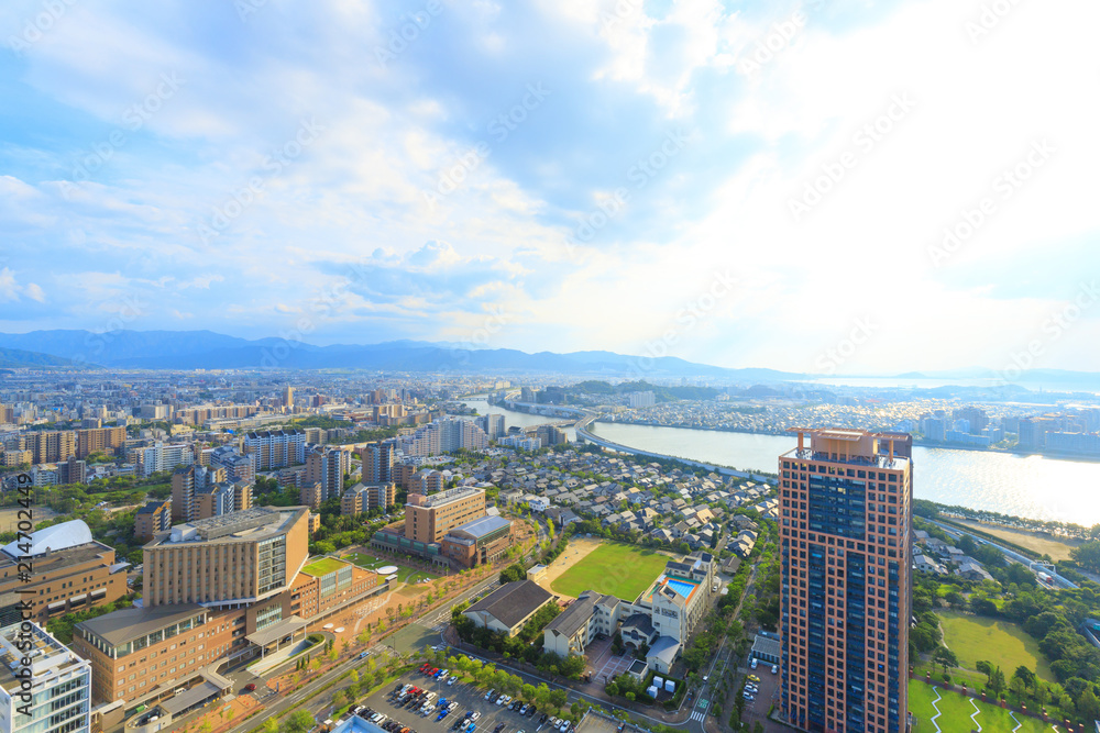 福岡タワーからの眺望