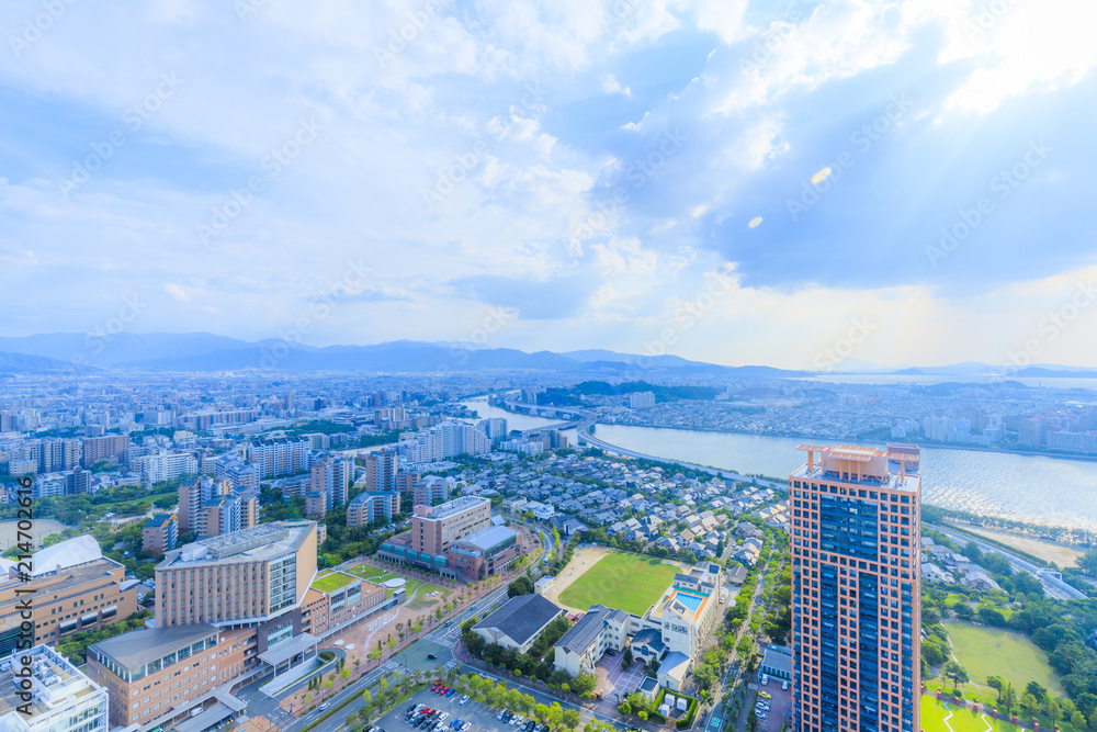 Fototapeta premium 福岡タワーからの眺望