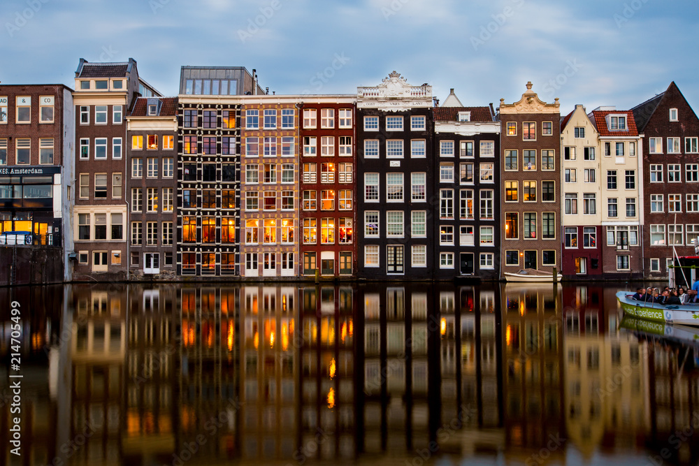 Amsterdam canal homes