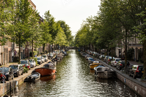 Amsterdam canals and boats © Skylar