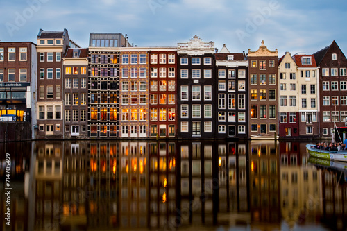 Amsterdam canal homes