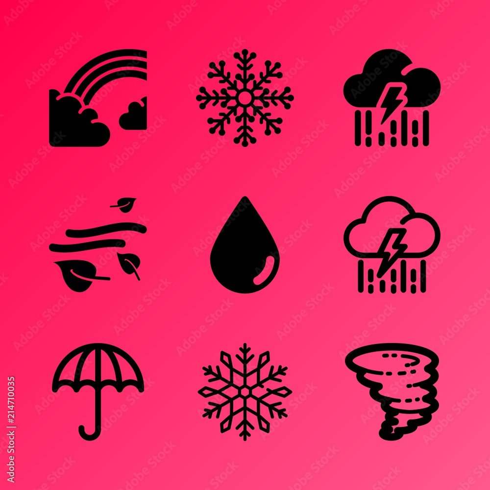 Vector icon set about weather with 9 icons related to outdoors, style, clear, dangerous, speed, sign, cosmetics, holiday, image and summer Vector icon set about weather with 9 icons related to outdoors, style, clear, dangerous, speed, sign, cosmetics, holiday, image and summer