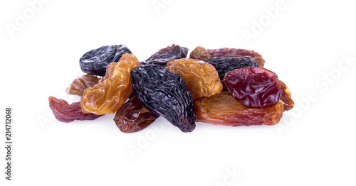 raisin is a dried grape isolated on white background