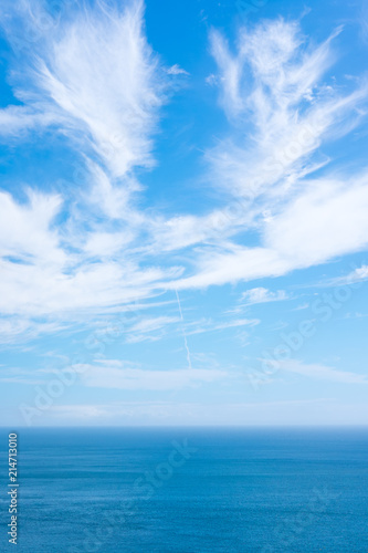 青空と海