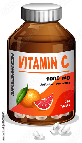 A Vitamin C Bottle