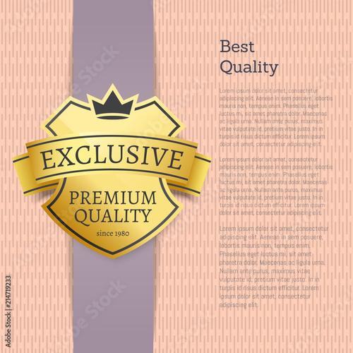 Best Quality Choice Exclusive Product Gold Label