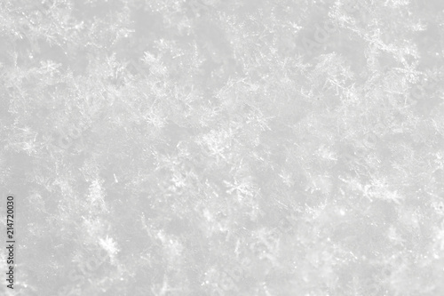 Brilliant white snow. The texture of the winter cover for the New Year's postcard.