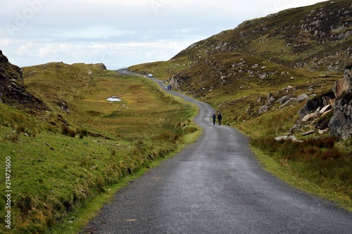 typical irish road near Slieve League, Donegal
