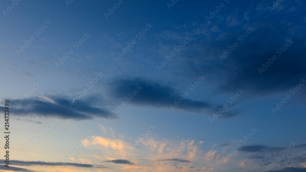 Fototapeta premium Clouds before the rain as a background