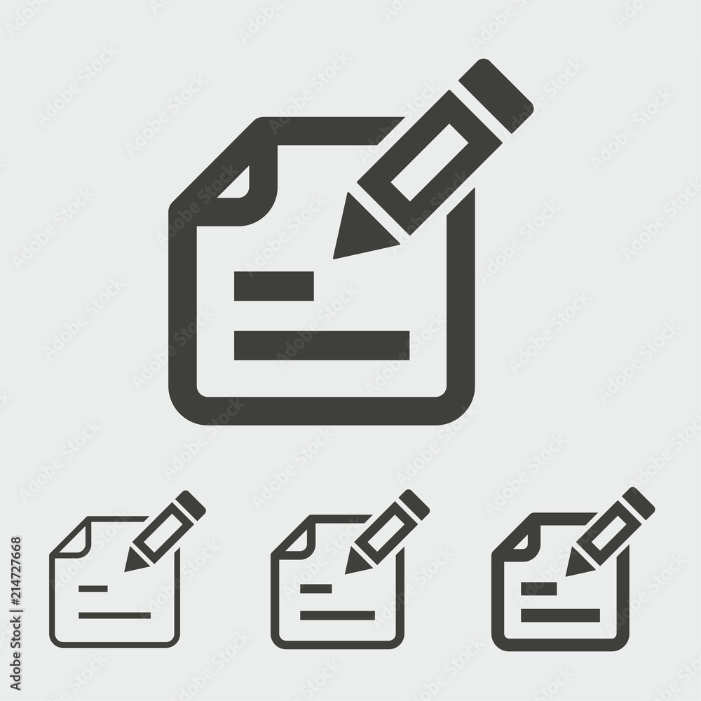 Survey vector icon.