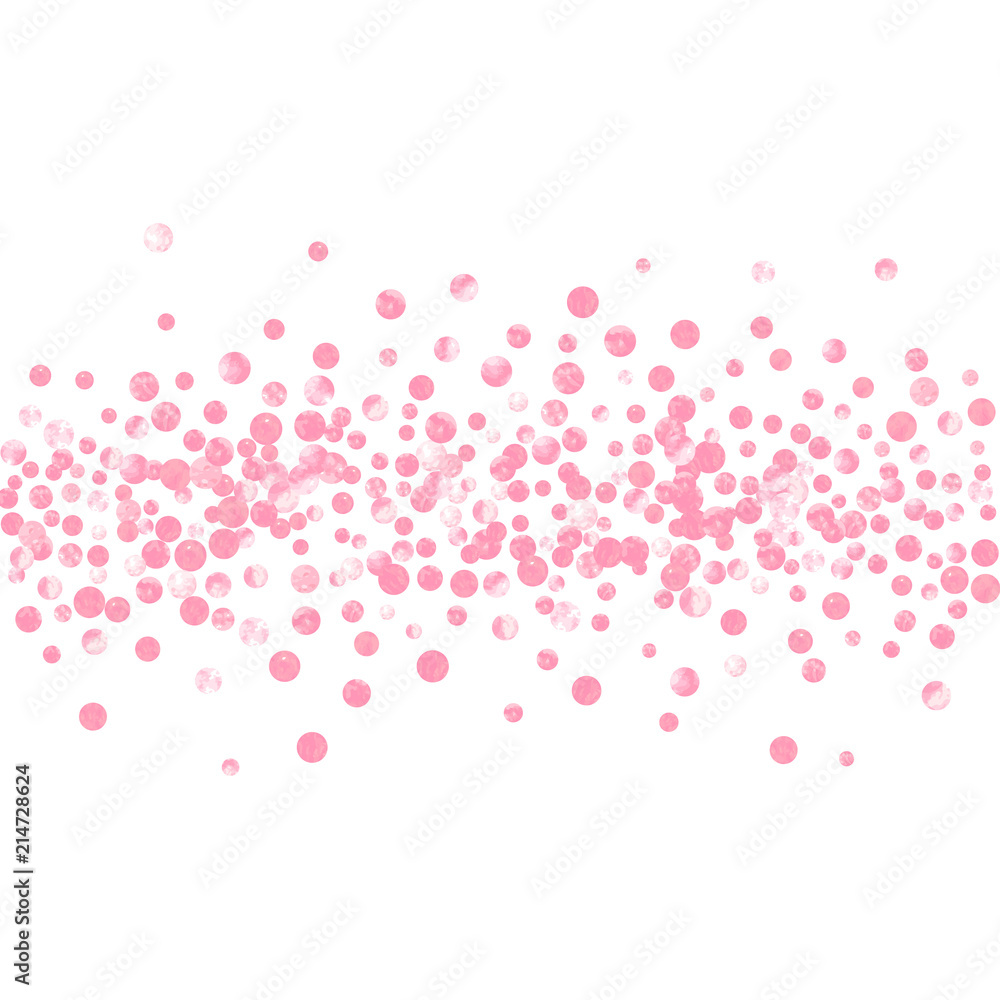 Wedding glitter confetti with dots on isolated backdrop. Shiny random falling sequins with shimmer. Design with pink wedding glitter for party invitation, bridal shower and save the date invite. Wedding glitter confetti with dots on isolated backdrop. Shiny random falling sequins with shimmer. Design with pink wedding glitter for party invitation, bridal shower and save the date invite.