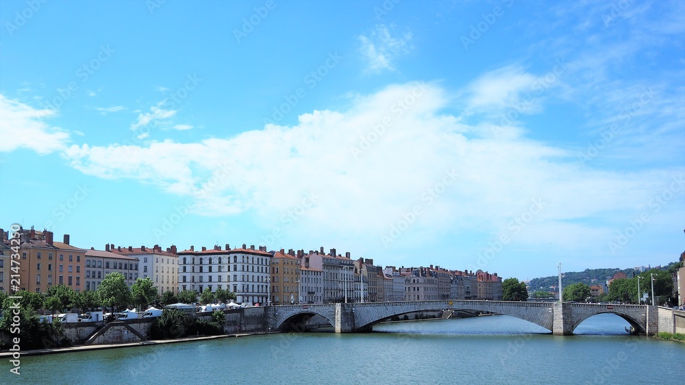 Lyon - Les quais du Rhône