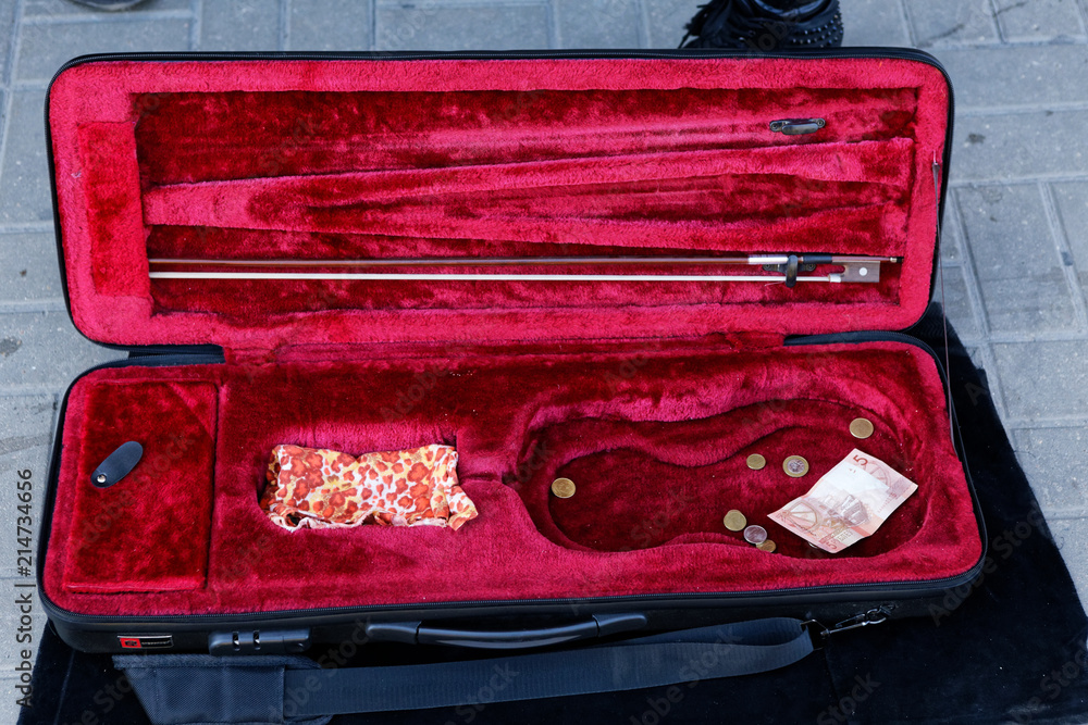 violin case with money violin case with money