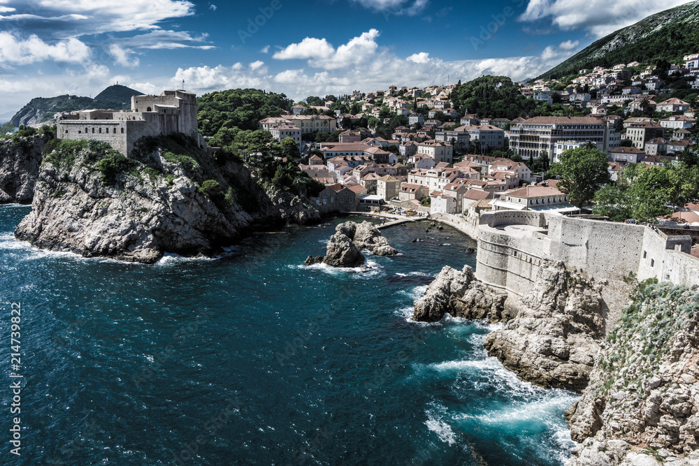 The old town of Dubrovnik, filming site for the fictional city of King's Landing in the television series Game of Thrones