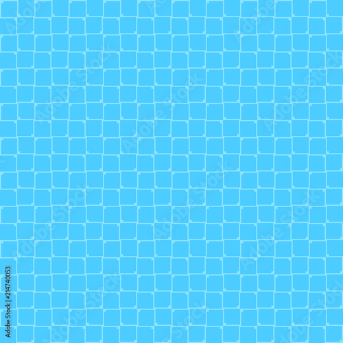 abstract seamless pattern. Blue tiles