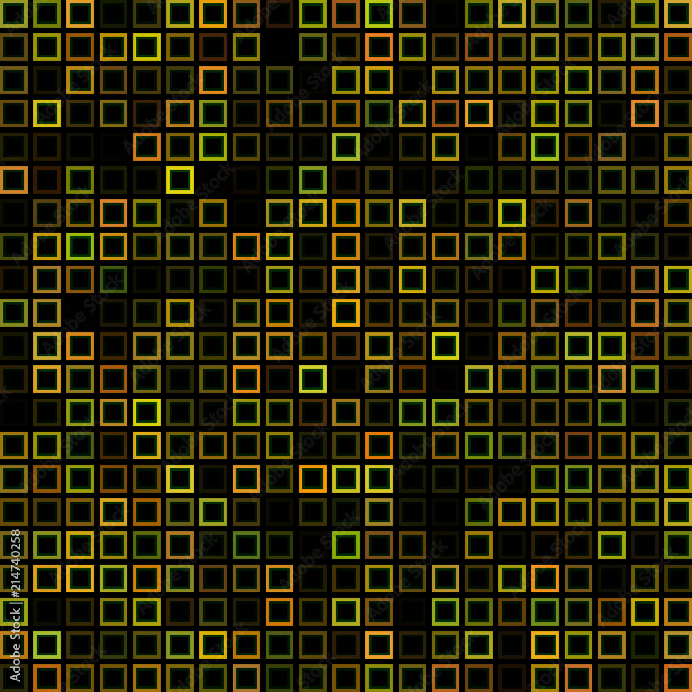 abstract seamless pattern. Squares illusion
