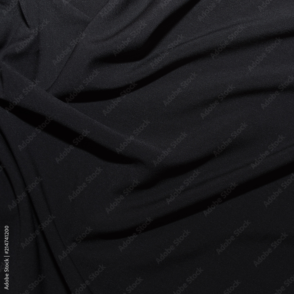 Black cloth texture and background Black cloth texture and background