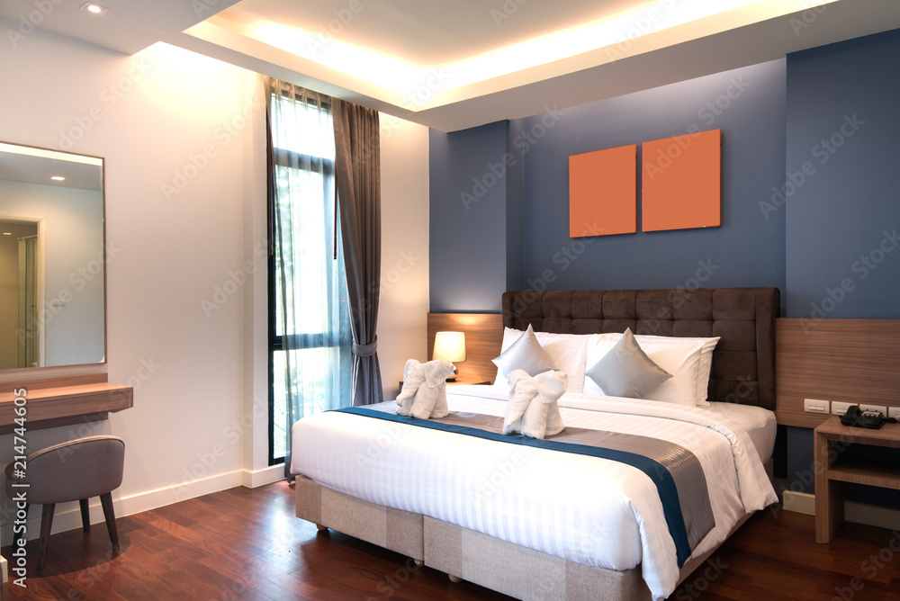 Comfort hotel bedroom in luxury style Comfort hotel bedroom in luxury style
