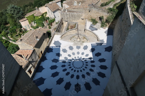 The village of Grignan and its surrounding area
