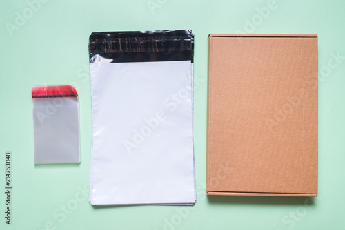 Polyethylene postal bag, mailer, box