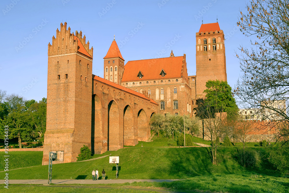 Castle and cathedral in Kwidzyn, Poland