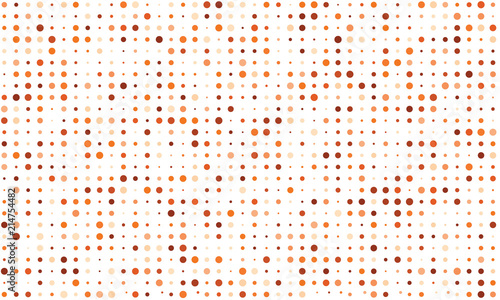 Vector background of many colored circles of random size and random shade
