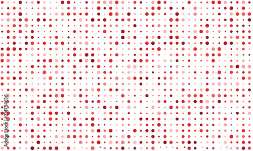 Vector background of many colored circles of random size and random shade