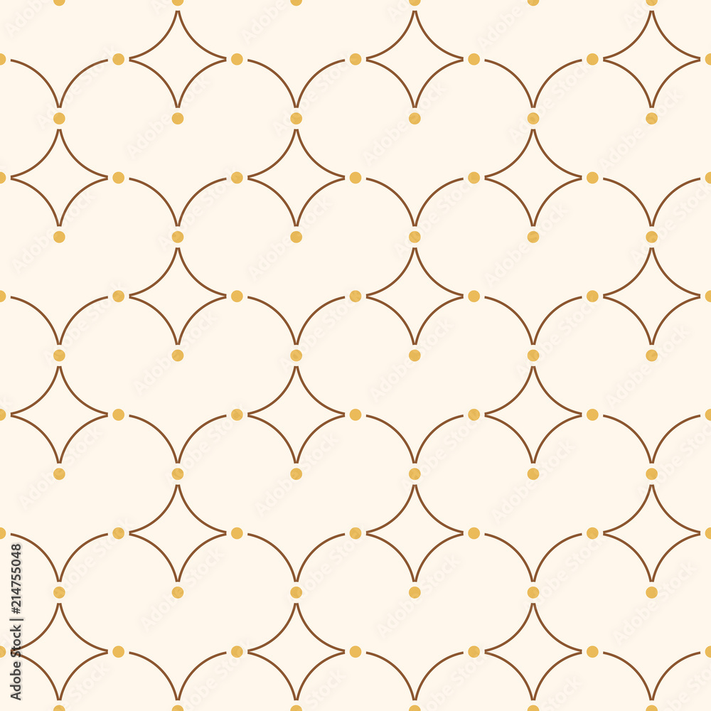 Obraz premium Vector seamless minimalistic pattern.