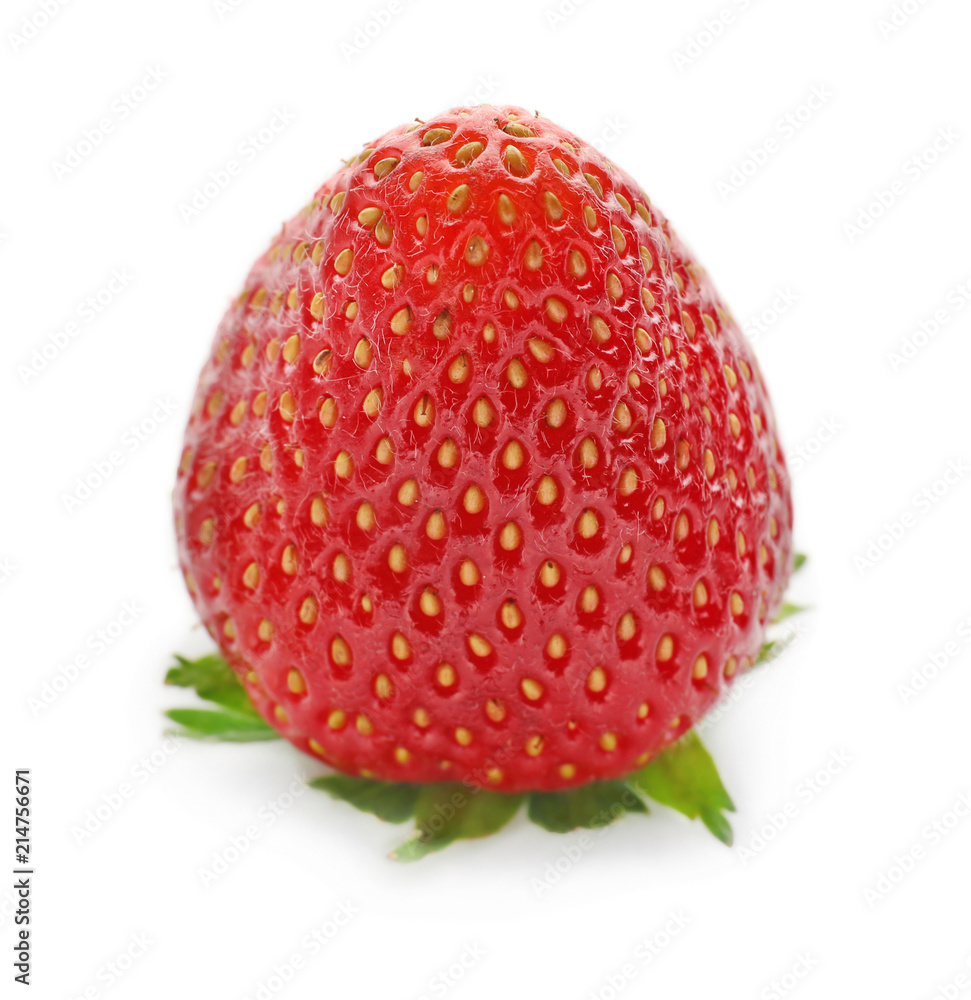 Sweet ripe strawberry on white background Sweet ripe strawberry on white background