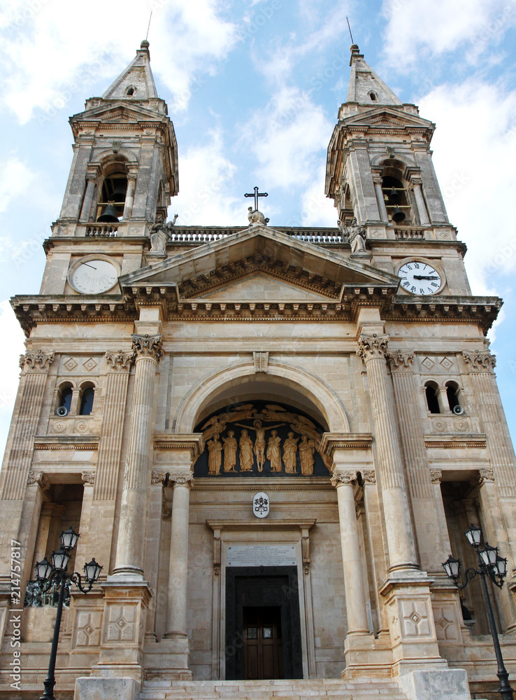 Basilica Church of SS. Cosma e Damiano. Alberobello. Puglia. Italy