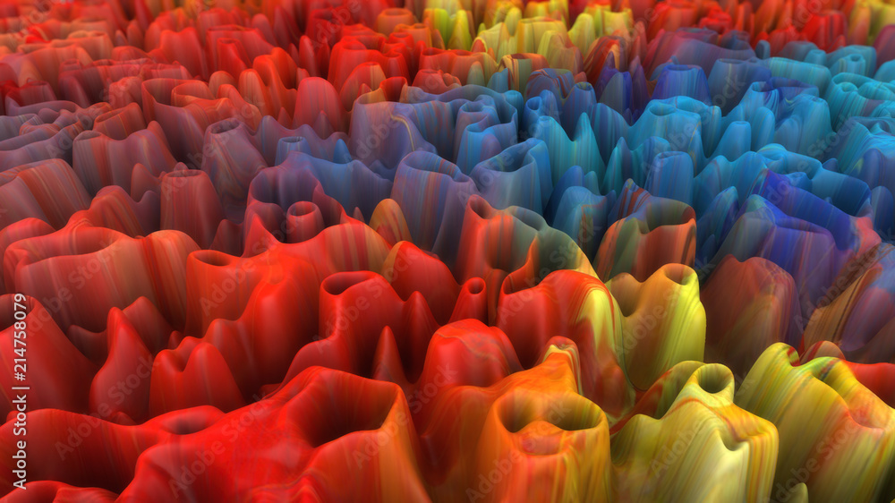 Obraz premium 3d rendering. Abstract background and colors