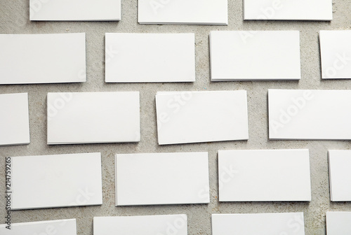 Wallpaper Mural Blank business cards on light background Torontodigital.ca