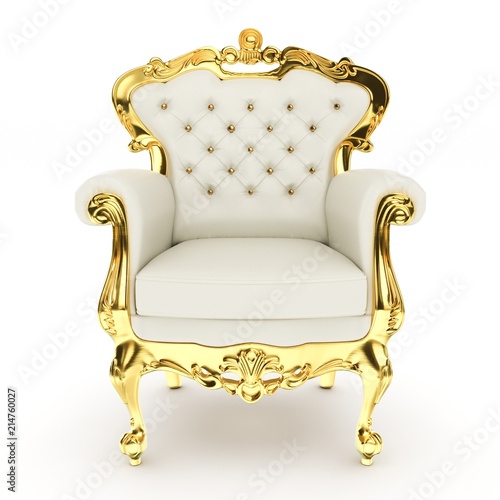 3d king's throne, royal chair