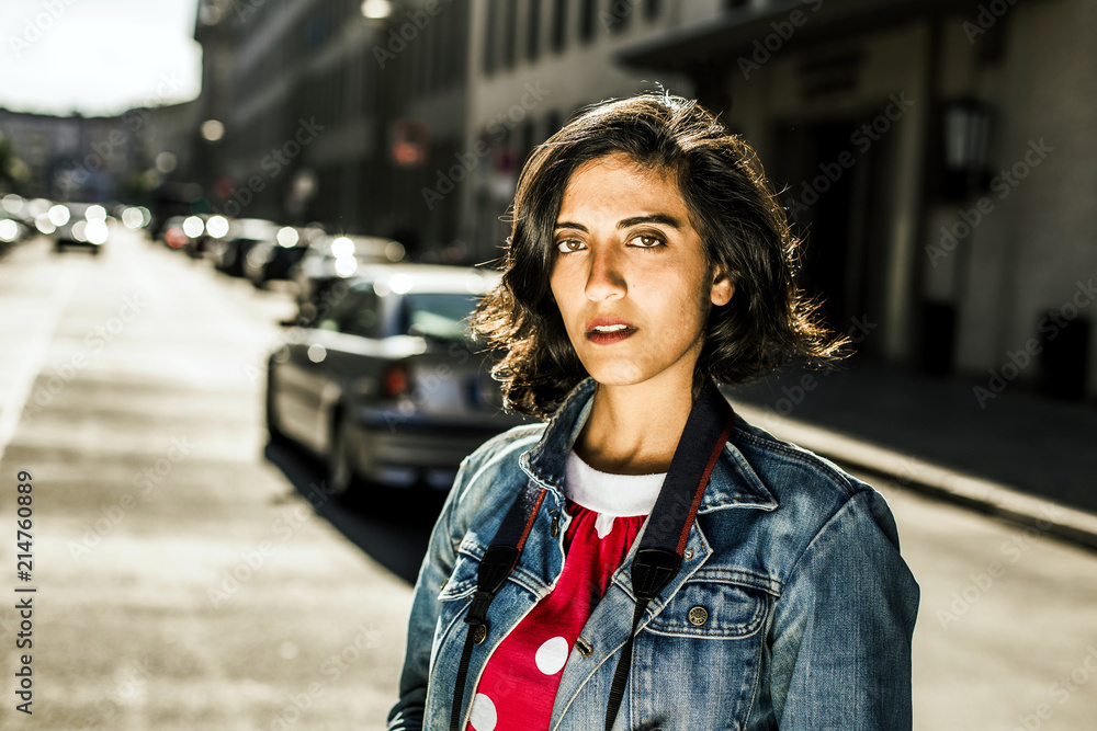 Fototapeta premium Woman Portrait in the City