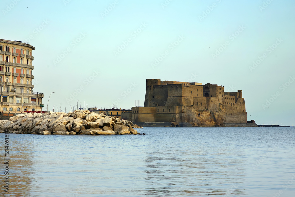 Egg Castle a medieval fortress in the bay of Naples, Italy