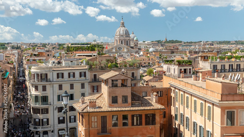 Skyline from top of Spanish Steps