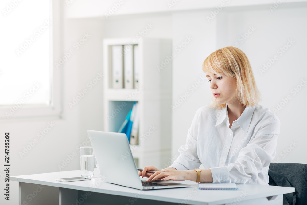 Woman Manager at the Office Woman Manager at the Office