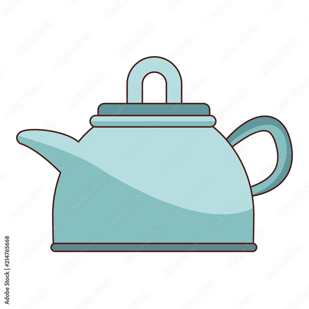 Kettle kitchen utensil vector illustration graphic design