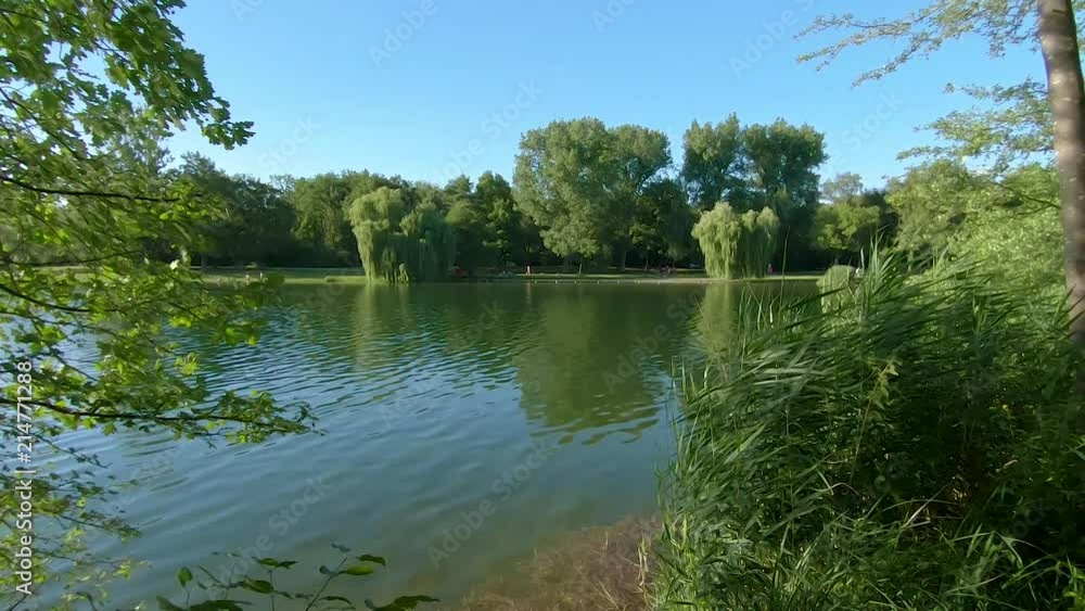 Summer in the Park. A Little lake called Summer in the Park. A Little lake called