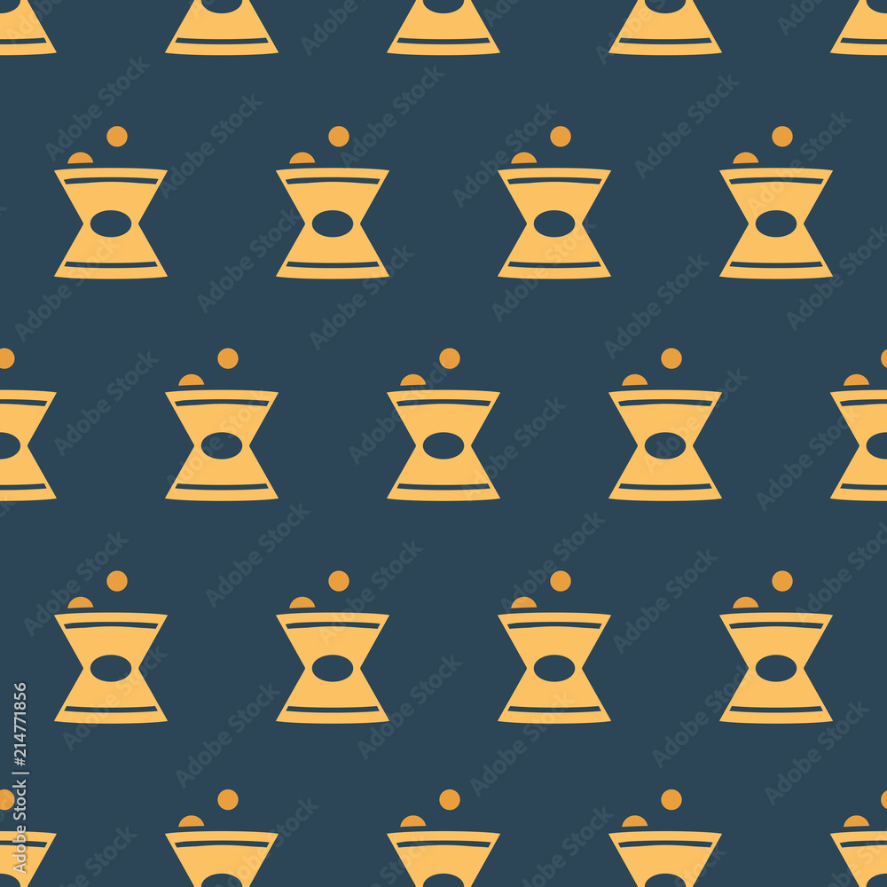 Color pattern with chips Color pattern with chips