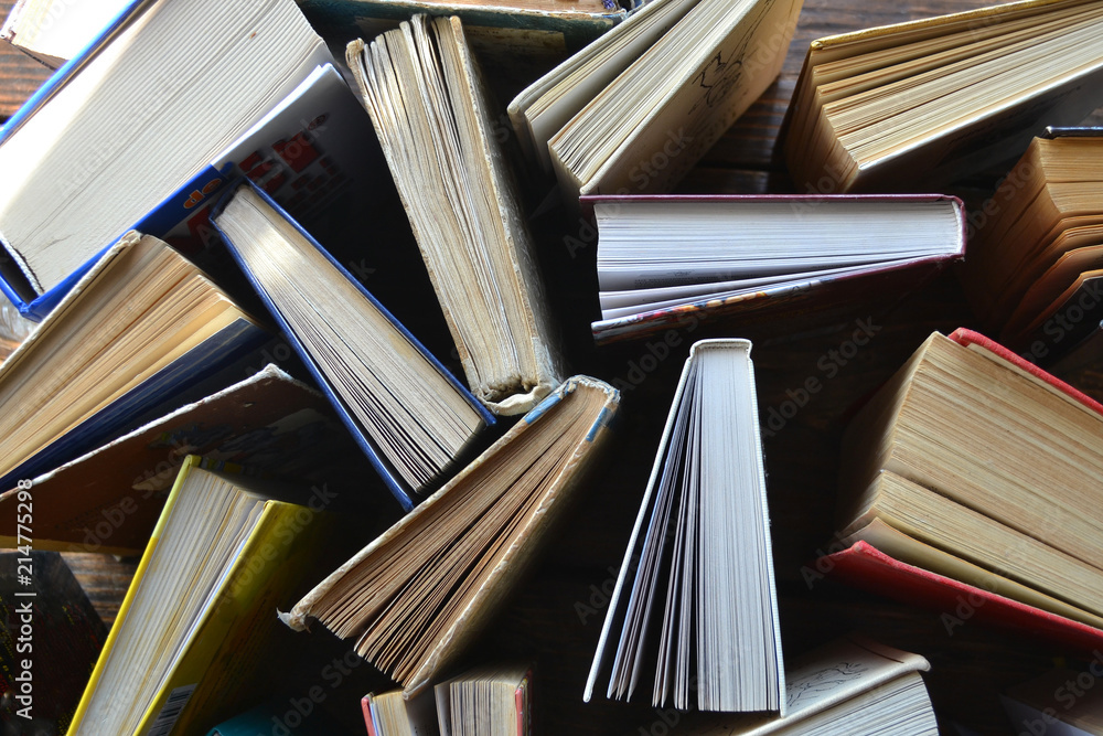 Obraz premium Books. View from above.