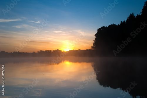 Sunrise on the Kaitra lake © Marta Jonina