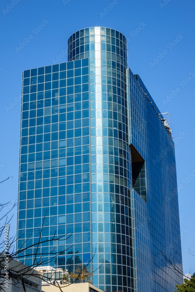 Modern office building in Tel Aviv, Israel