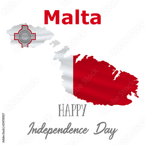21 September, Malta Independence Day background