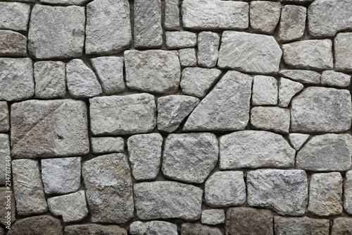 Stone wall texture with copy space
