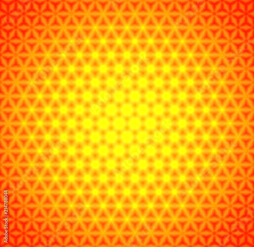 Shiny orange background with pattern