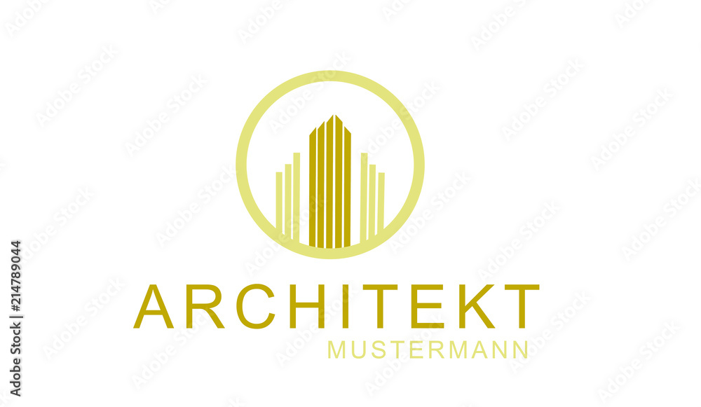 Architekt , Bauunternehmer Logo Architekt , Bauunternehmer Logo