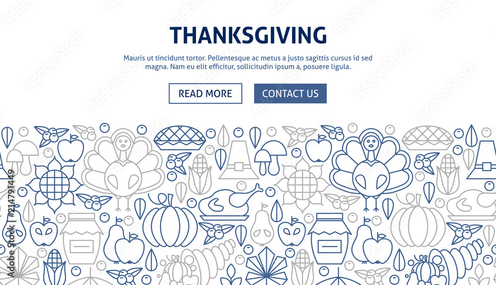 Thanksgiving Banner Design